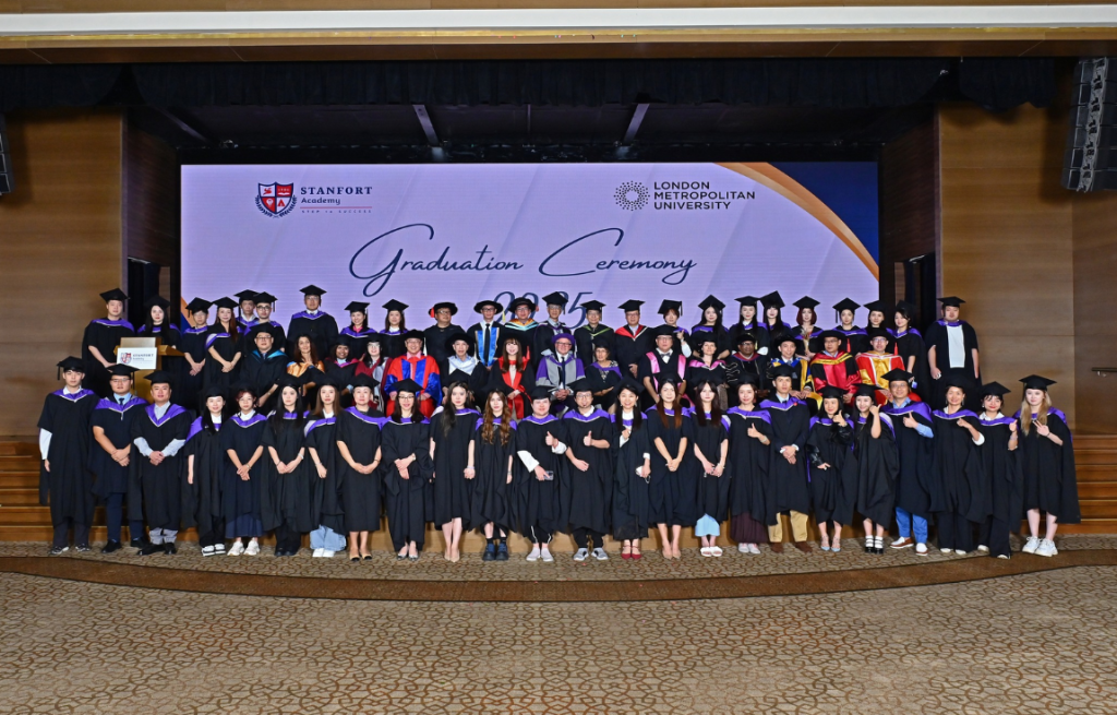 Stanfort Academy graduation ceremony in Singapore
